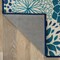 World Rug Gallery Modern Floral Circles Flatweave Indoor/Outdoor Runner Rug 2'x7' Blue 9015BLUE2X7 - alternate 8